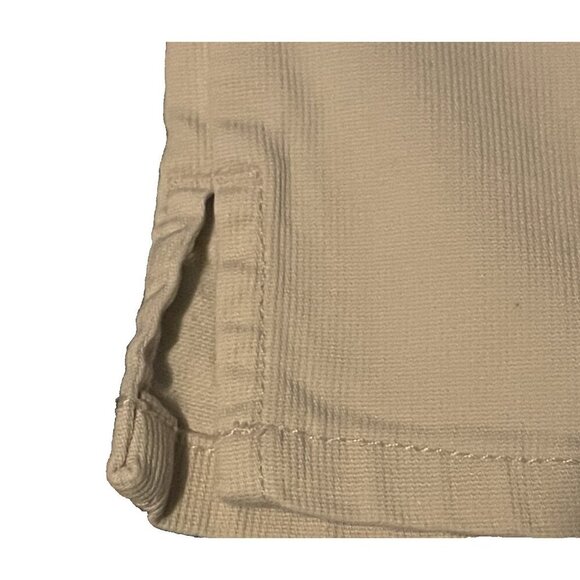 Duck Head Petites Stretch Womens Khaki Capri Pants Size 00P Beige Zip Pockets - Picture 11 of 11
